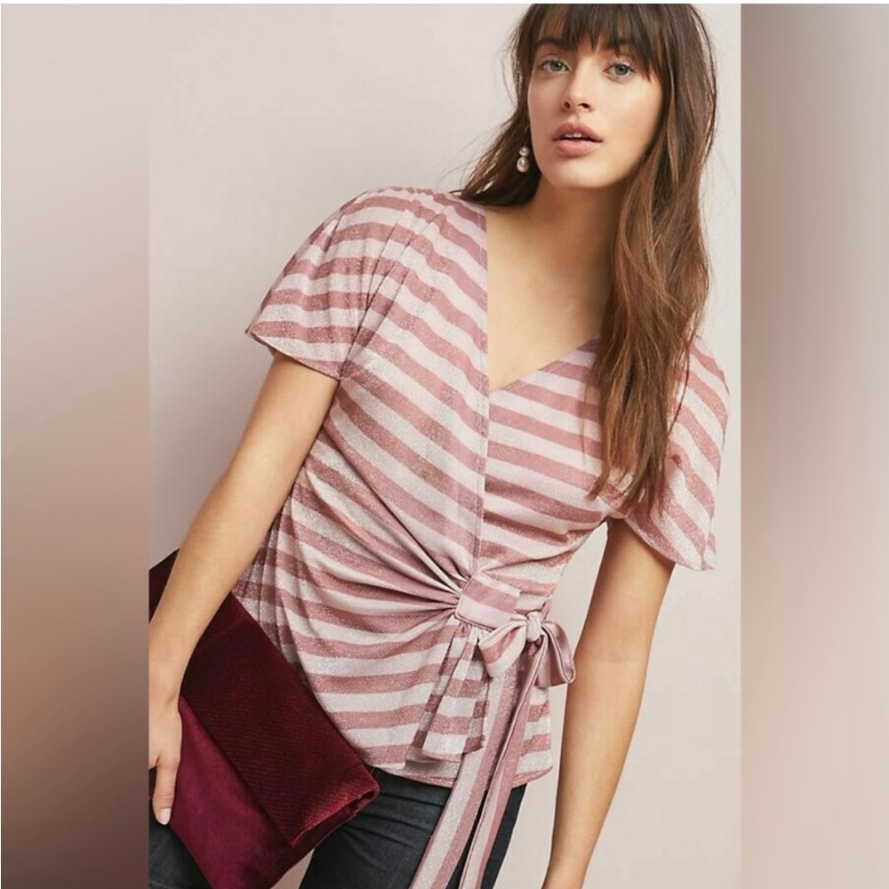Anthropologie Eva Franco Sweetwater Wrap Top - Picture 2 of 7